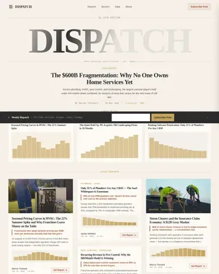 Home Services Blog & Media Blog Website Template