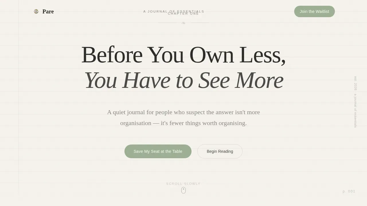 Personal Blog Pre-Launch Website Template