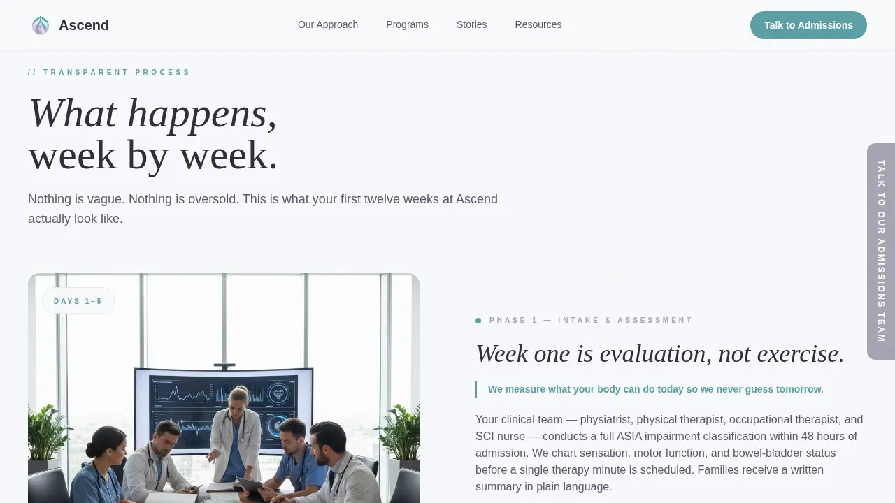 Rehabilitation & Therapy Professional Website Template