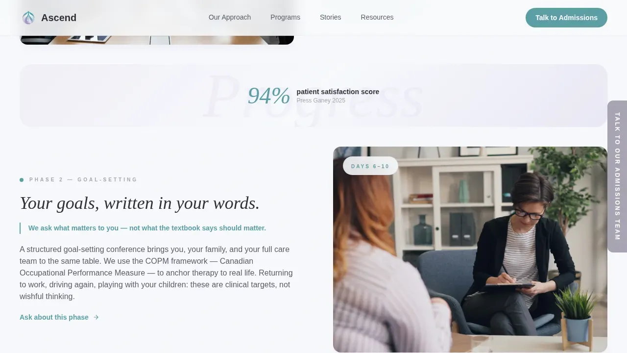 Rehabilitation & Therapy Professional Website Template