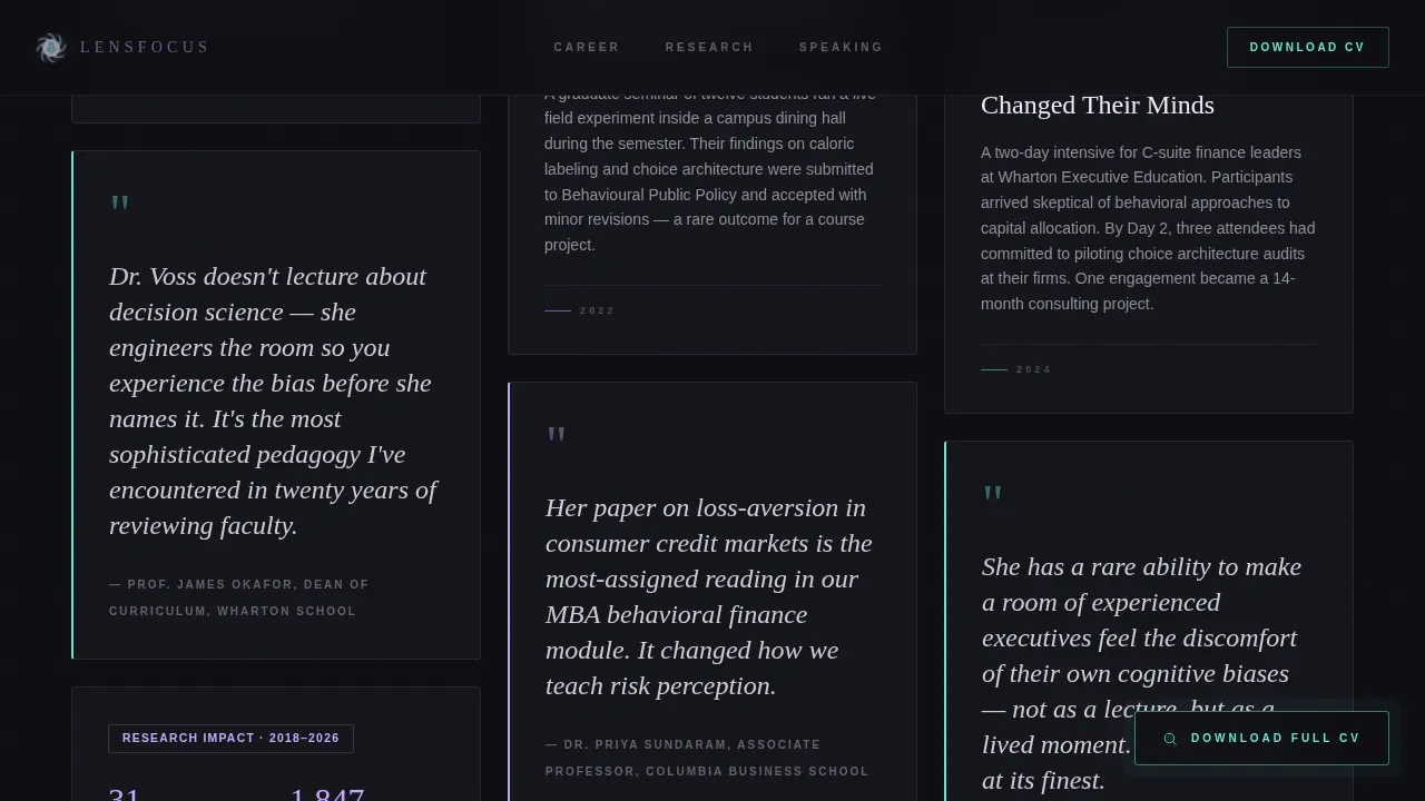 Adjunct Professor Career Careers Website Template