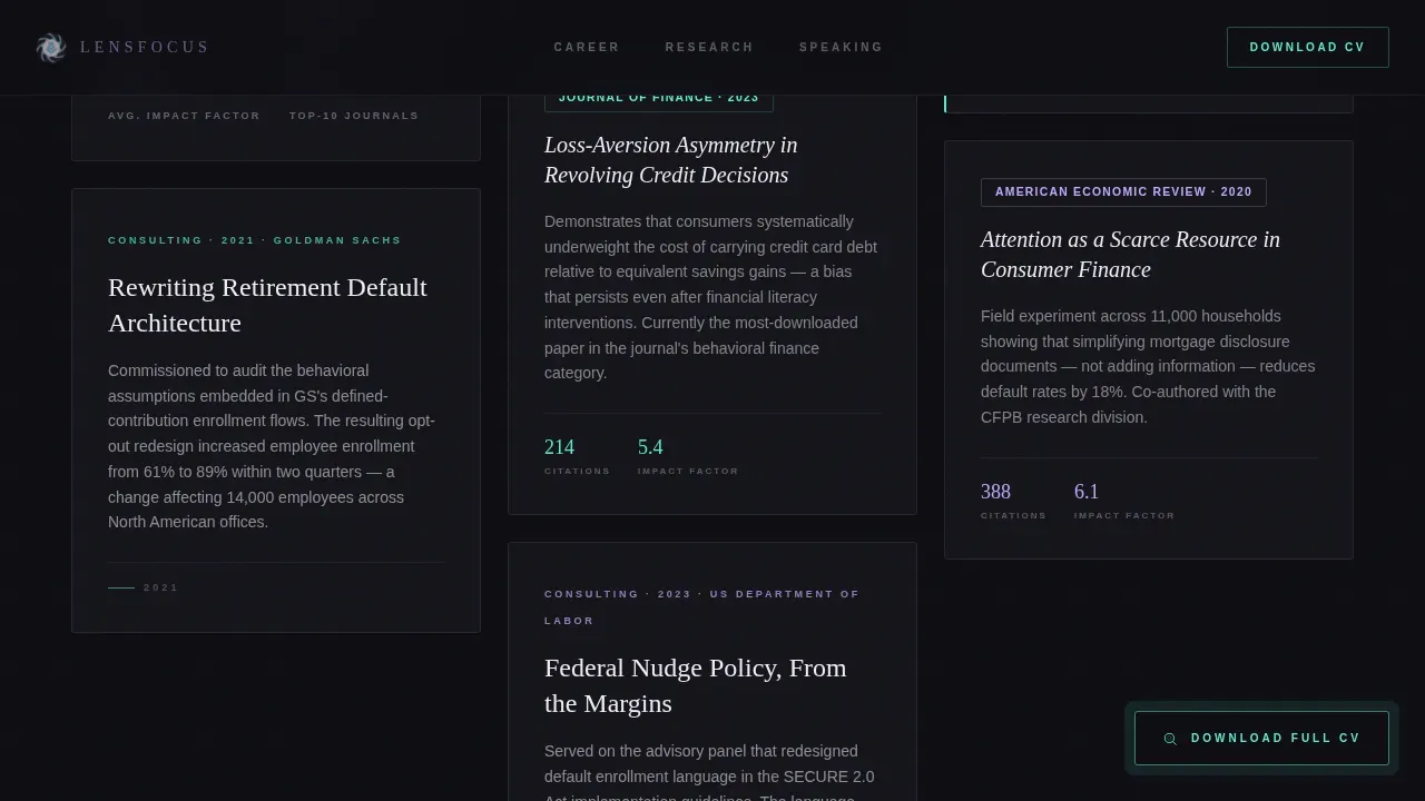 Adjunct Professor Career Careers Website Template