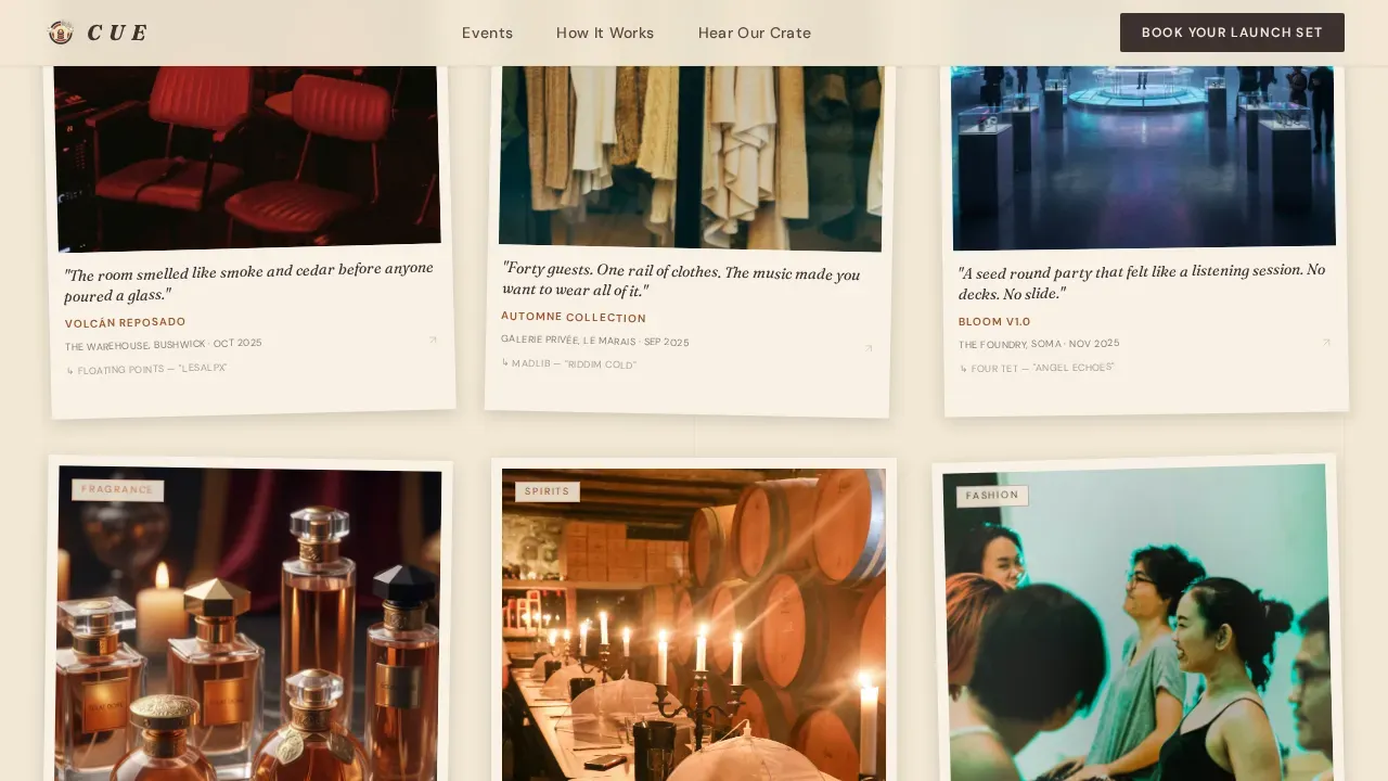 Product Launch Event Booking Website Template