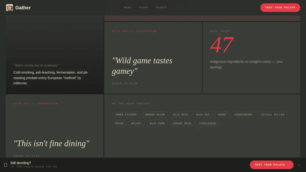 Indigenous-Owned Booking Website Template
