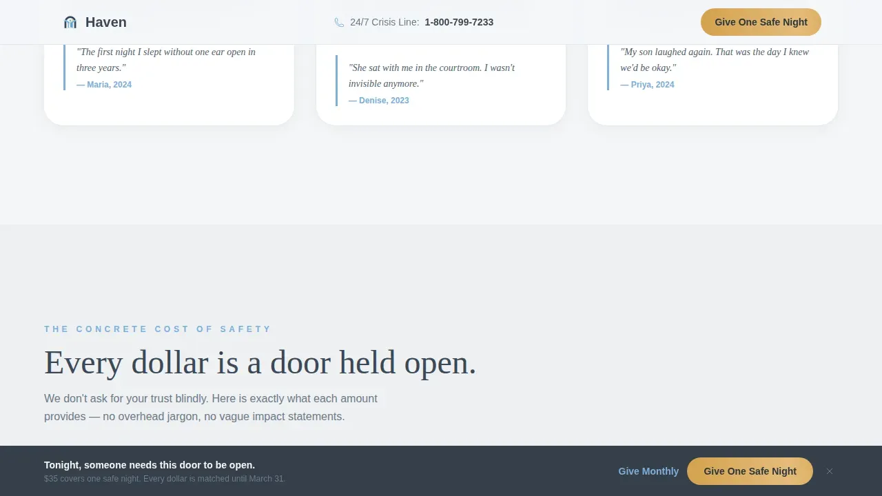 Housing & Homelessness Blog Website Template