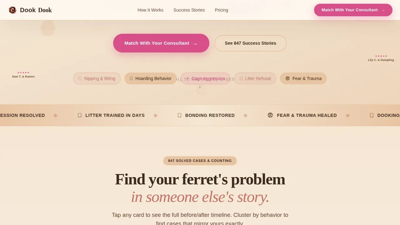 Ferret Reviews Website Template