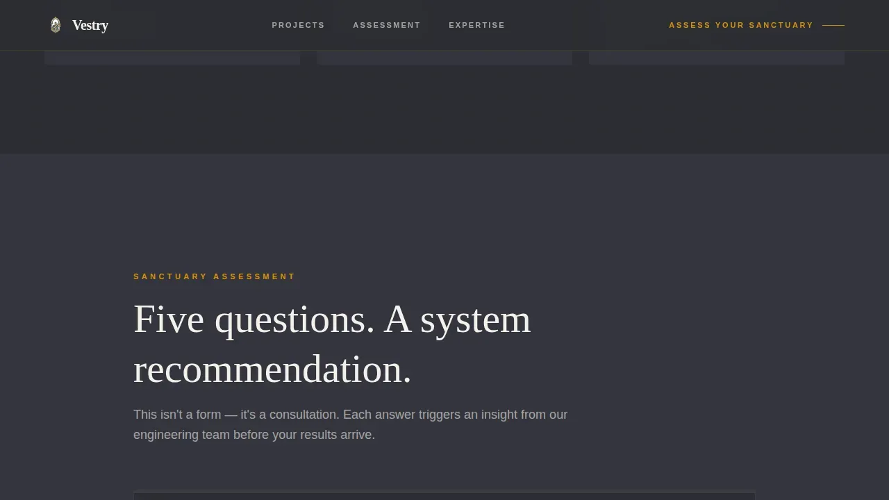 Sacred HVAC Engineering Landing Page Template
