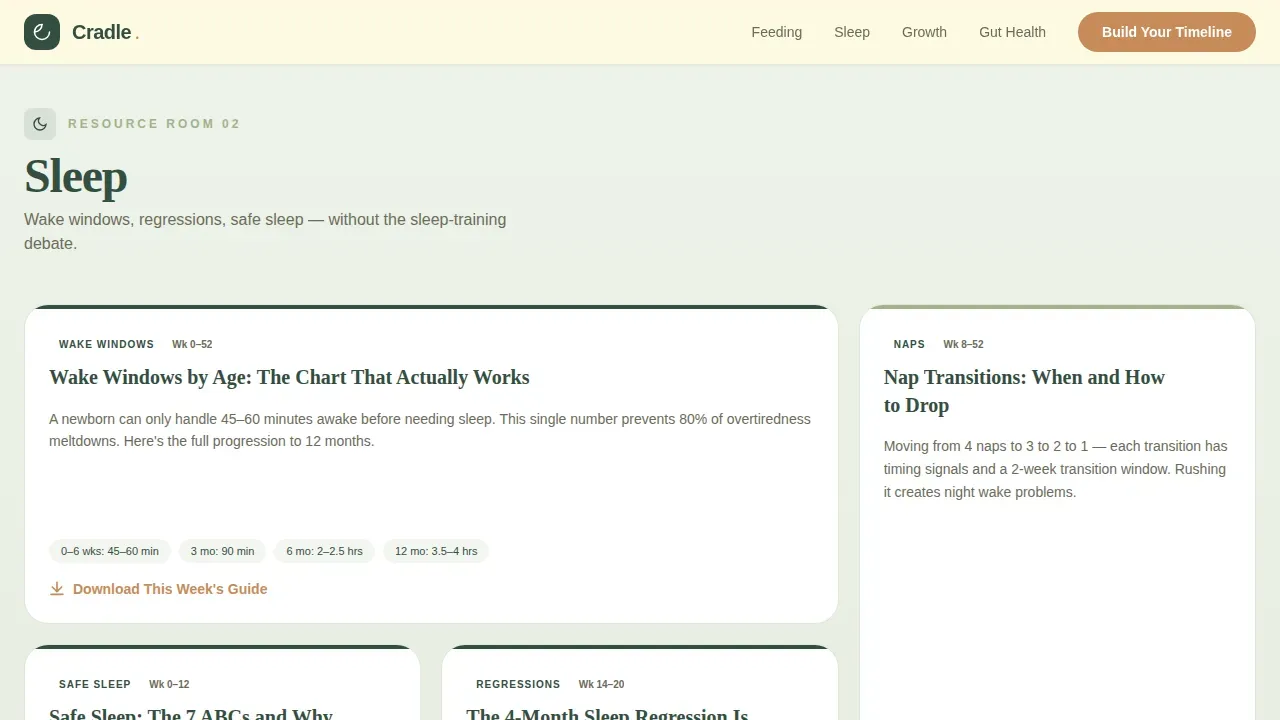 Infant (0-1) Products & Professional Website Template