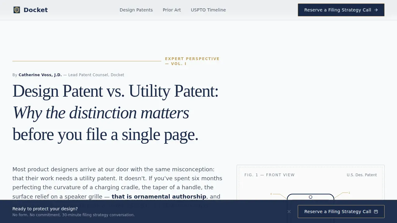 Intellectual Property Booking Website Template