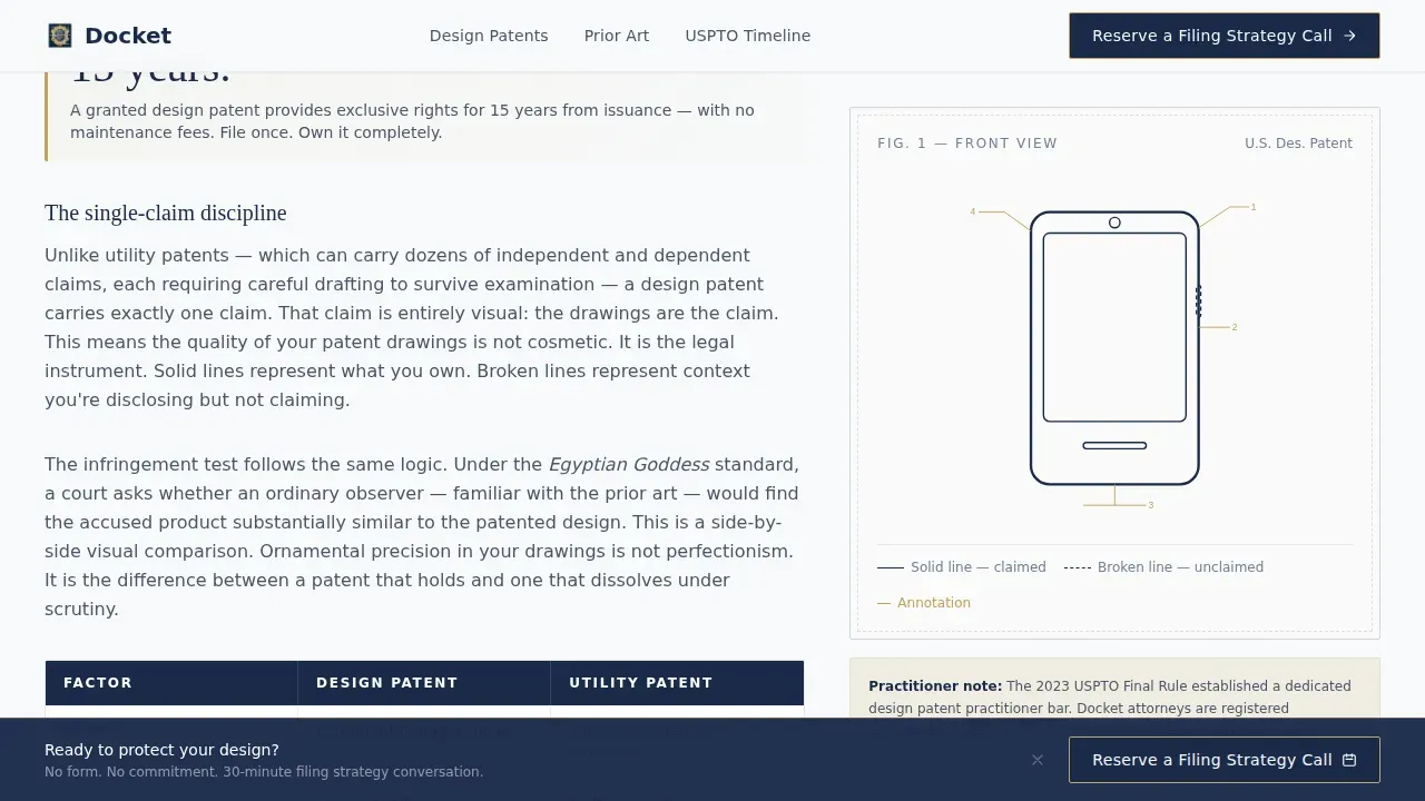 Intellectual Property Booking Website Template