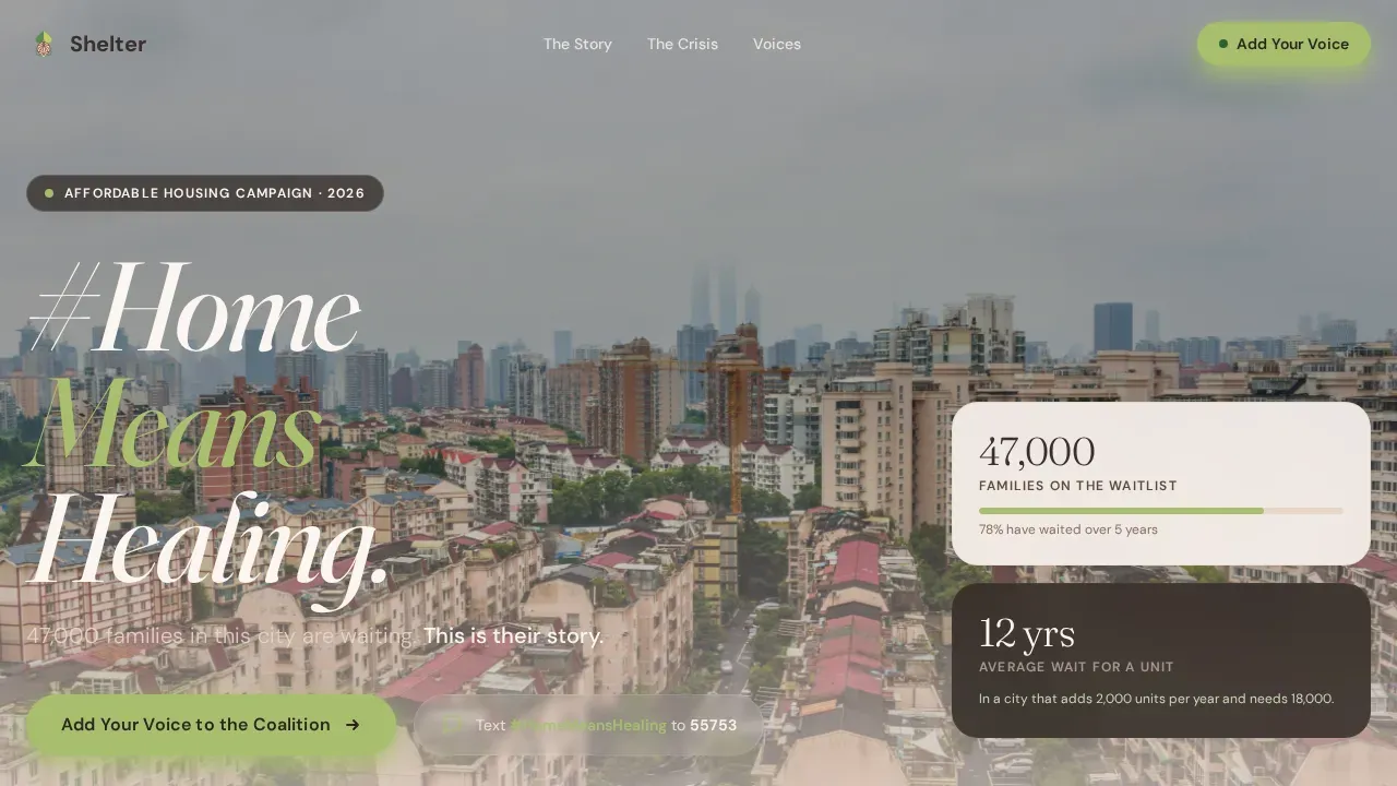 Affordable Housing Nonprofit Reviews Website Template