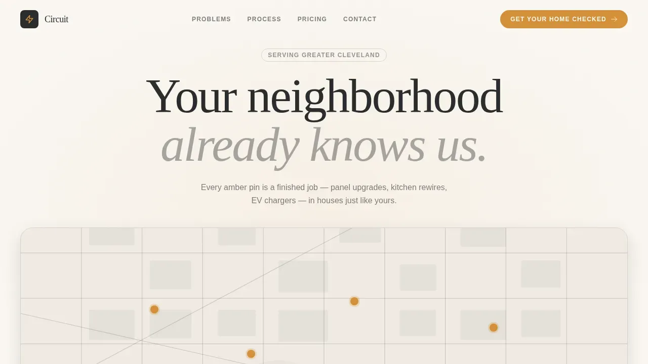 Single Family Home Construction Booking Website Template
