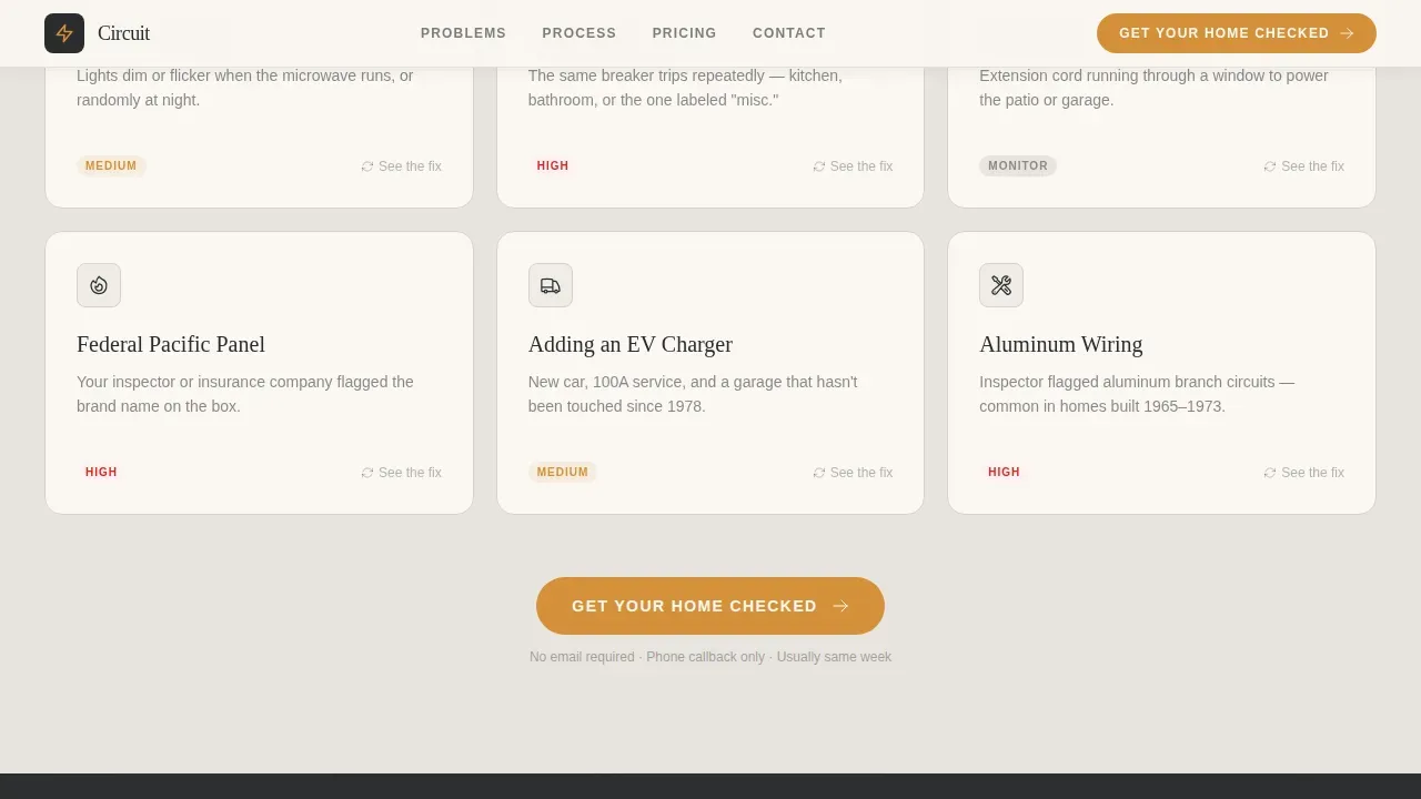 Single Family Home Construction Booking Website Template