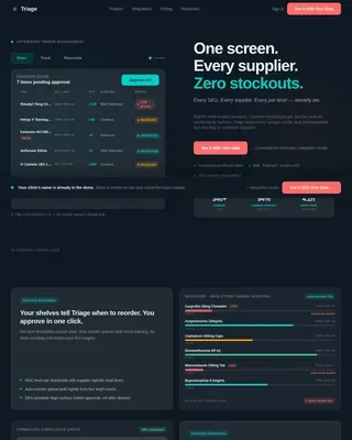 Veterinary Software Professional Website Template