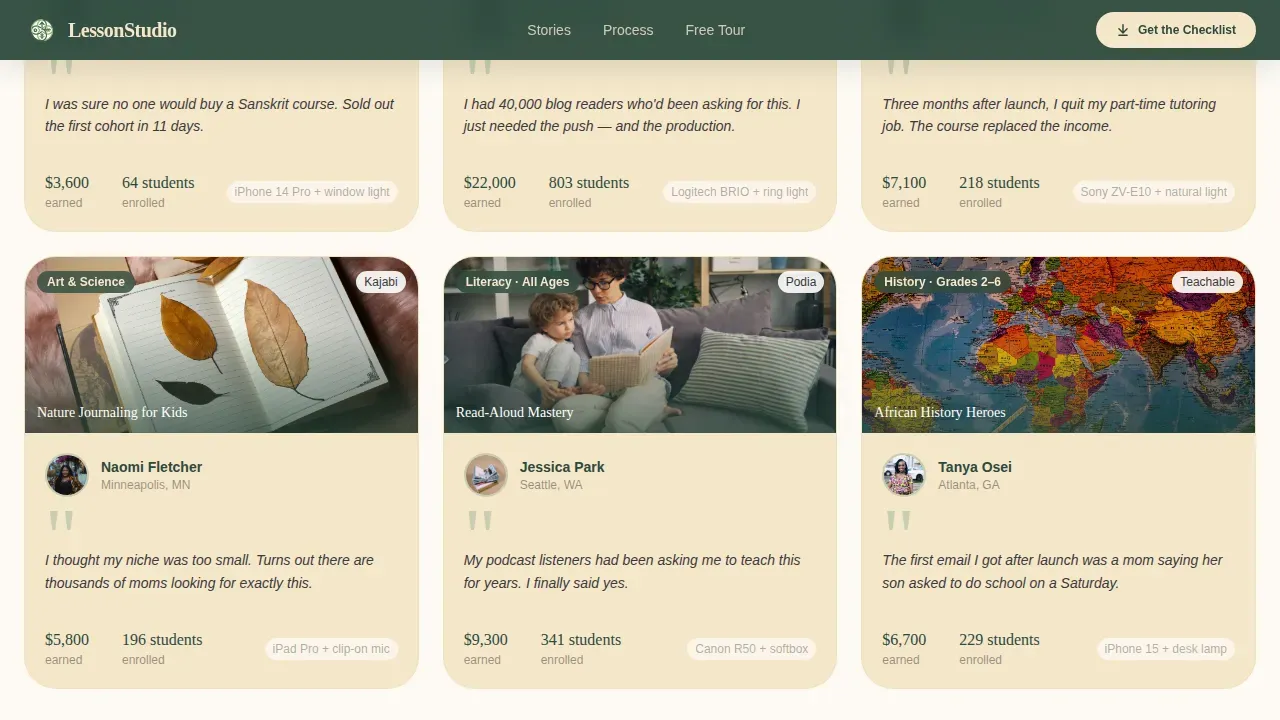 Online Course Platform Blog Website Template
