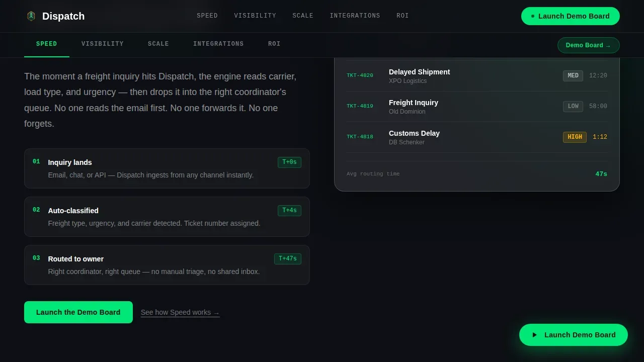 Logistics Software Professional Website Template