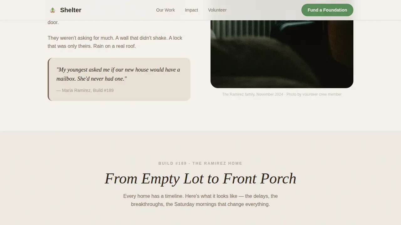 Affordable Housing Nonprofit Professional Website Template