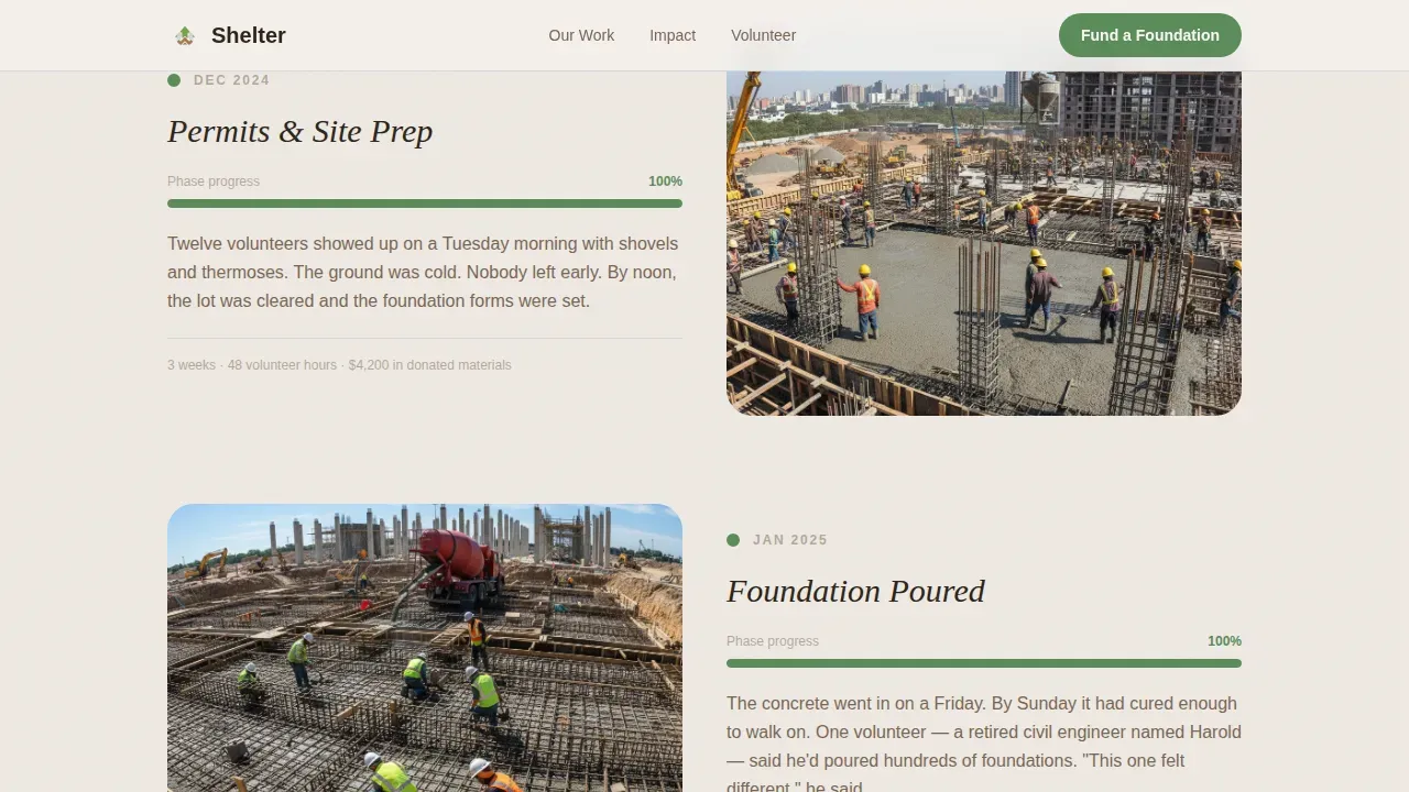 Affordable Housing Nonprofit Professional Website Template