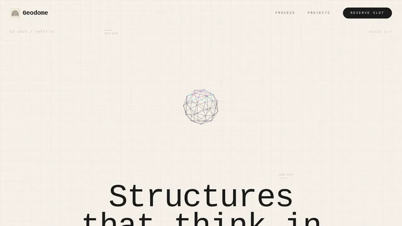 Tiny & Alternative Architecture Pre-Launch Website Template