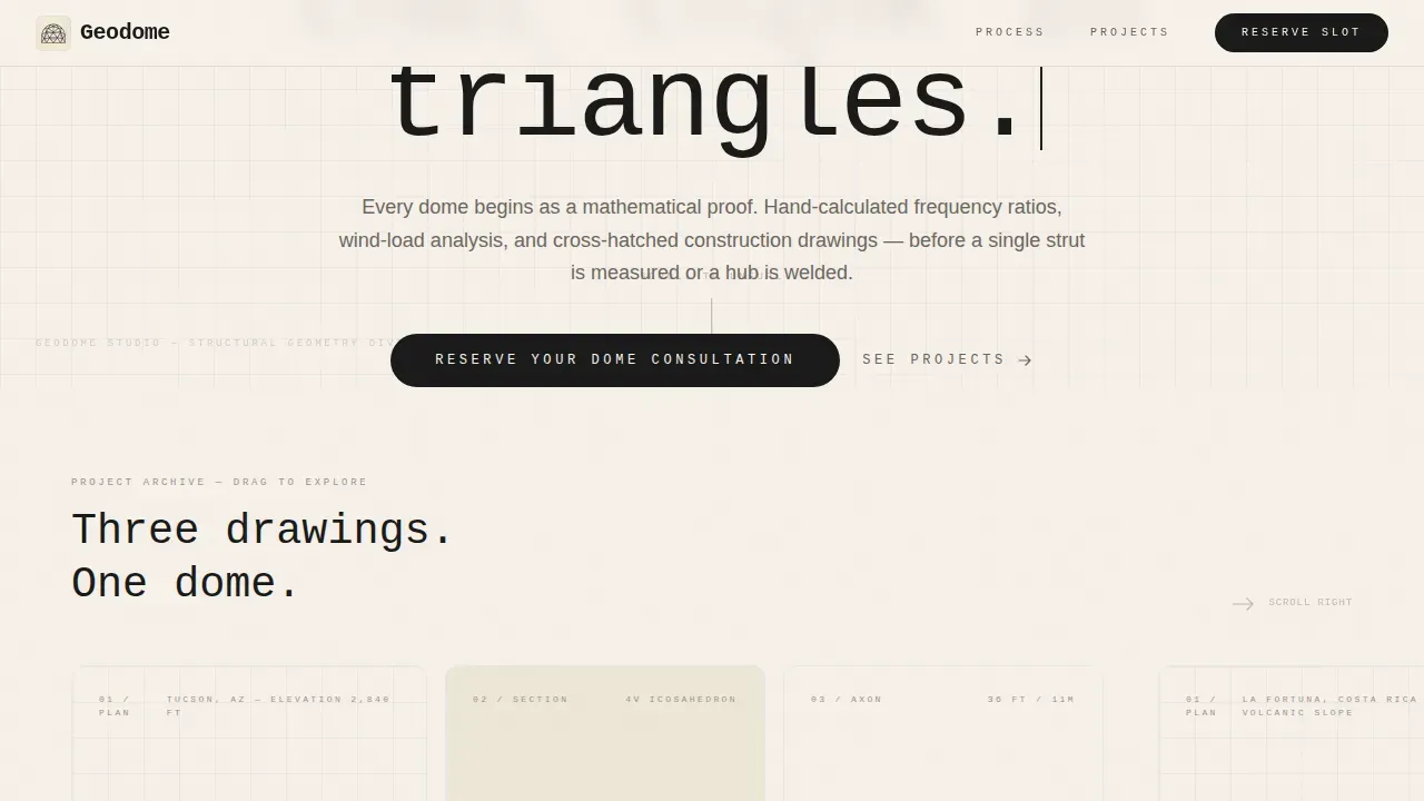 Tiny & Alternative Architecture Pre-Launch Website Template