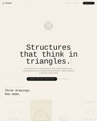 Tiny & Alternative Architecture Pre-Launch Website Template