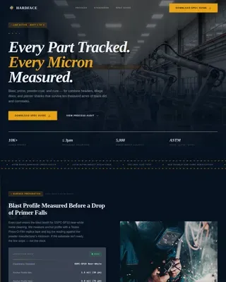 Agricultural Equipment Manufacturing Professional Website Template