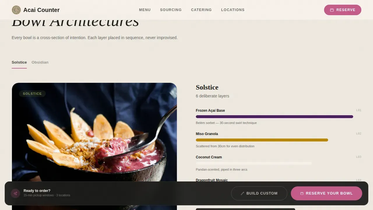 Complete Regional & Specialty Restaurant Appointment Booking Website Template