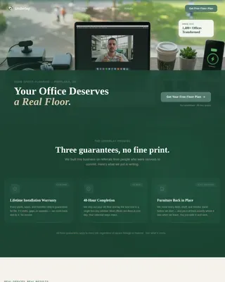 Home Office Renovation Professional Website Template