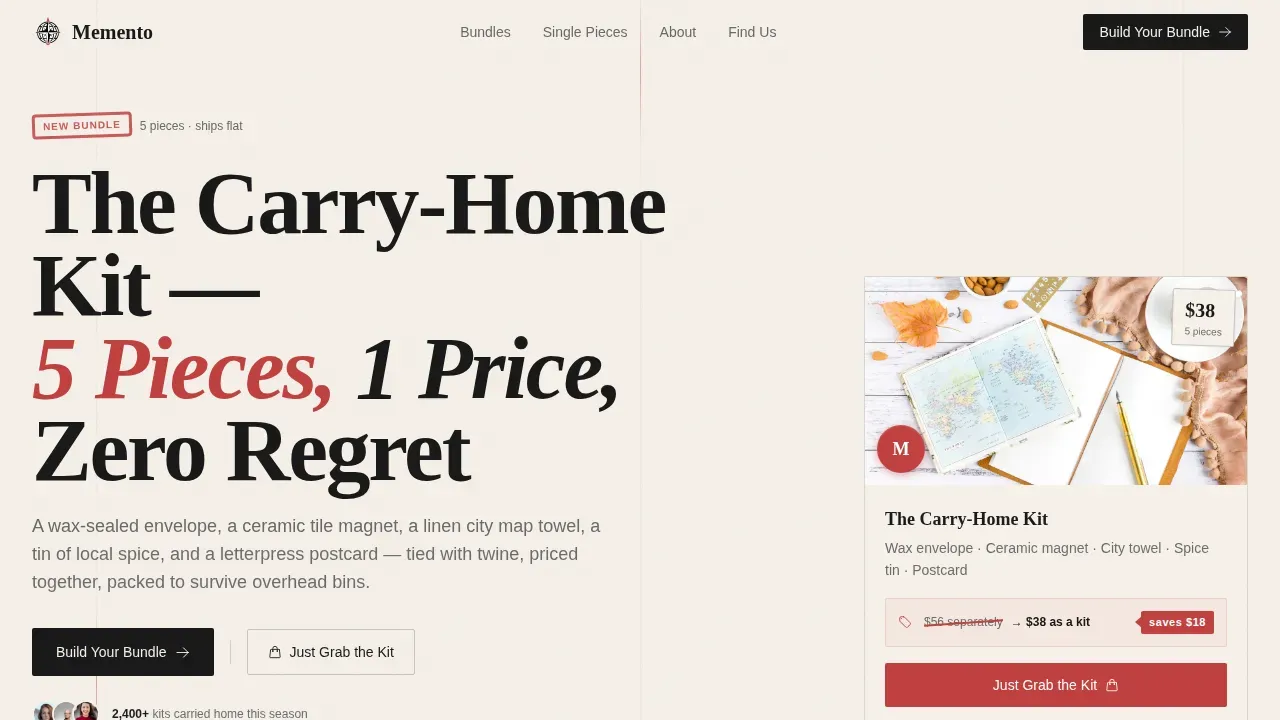 Gift & Specialty Store Comparison Website Template