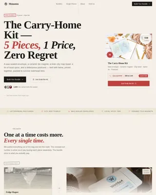 Gift & Specialty Store Comparison Website Template