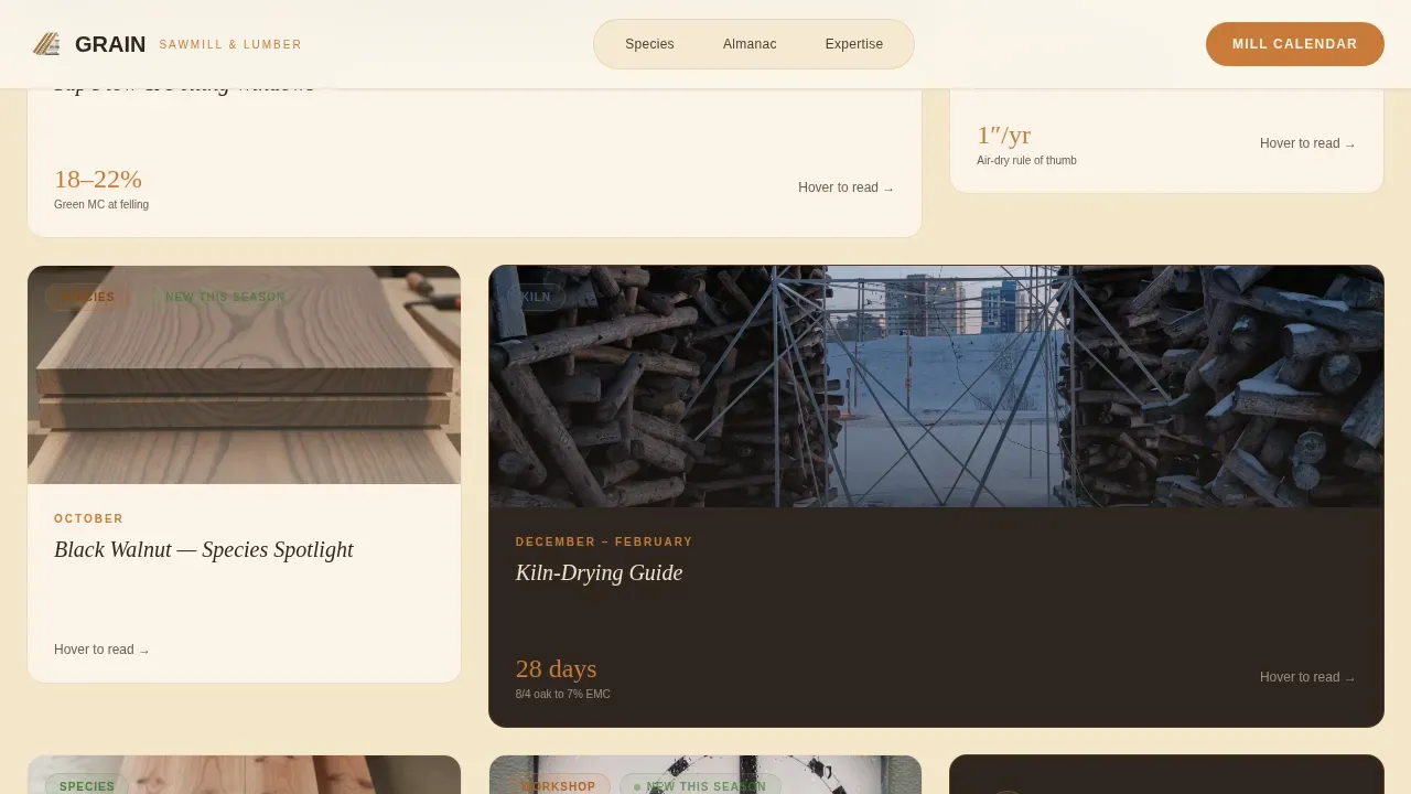 Forestry & Timber Blog Website Template