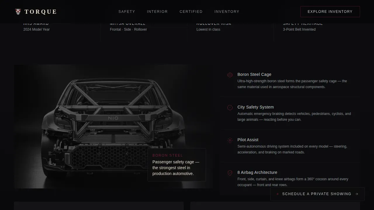 Volvo Professional Website Template