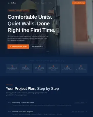Townhouse & Condo Construction Comparison Website Template
