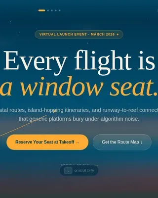 Curated Textile Subscription Landing Page Template