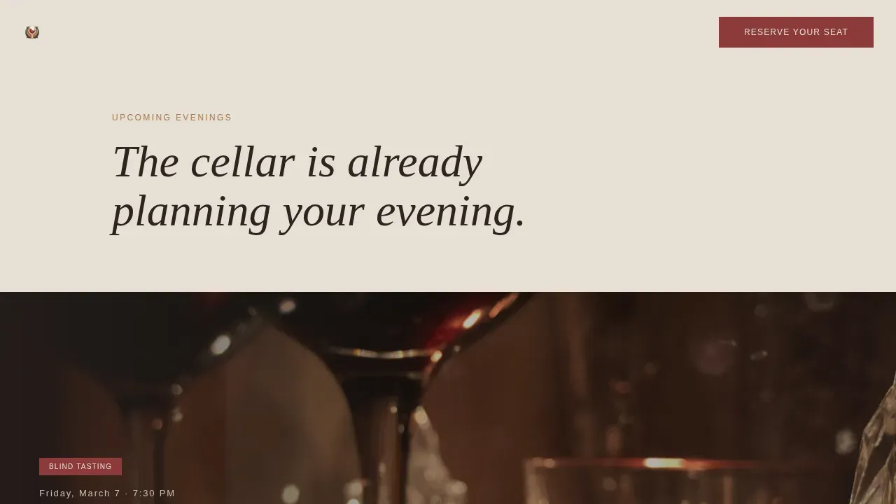 Winery & Wine Booking Website Template