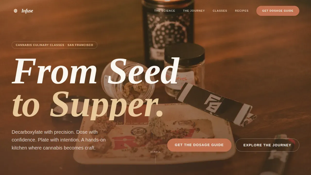 Cannabis Industry Blog Website Template