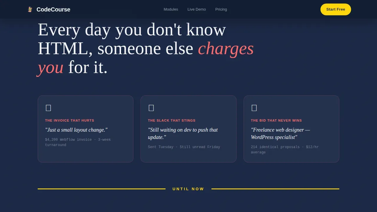 Online Skill Courses Careers Website Template