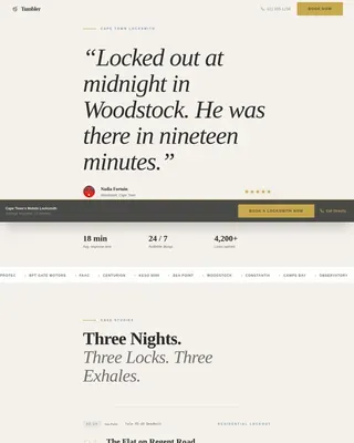 Trusted Emergency Locksmith | Free Website Template | Rocket