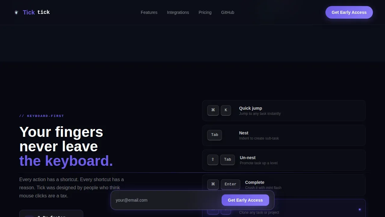 Micro-SaaS & Developer Tools Professional Website Template