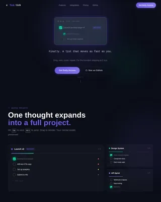 Micro-SaaS & Developer Tools Professional Website Template