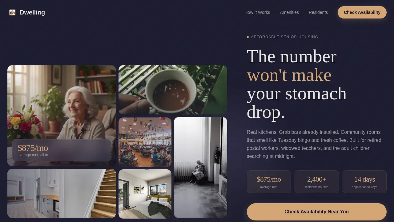 Senior Living & Retirement Professional Website Template
