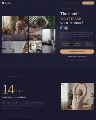 Senior Living & Retirement Professional Website Template