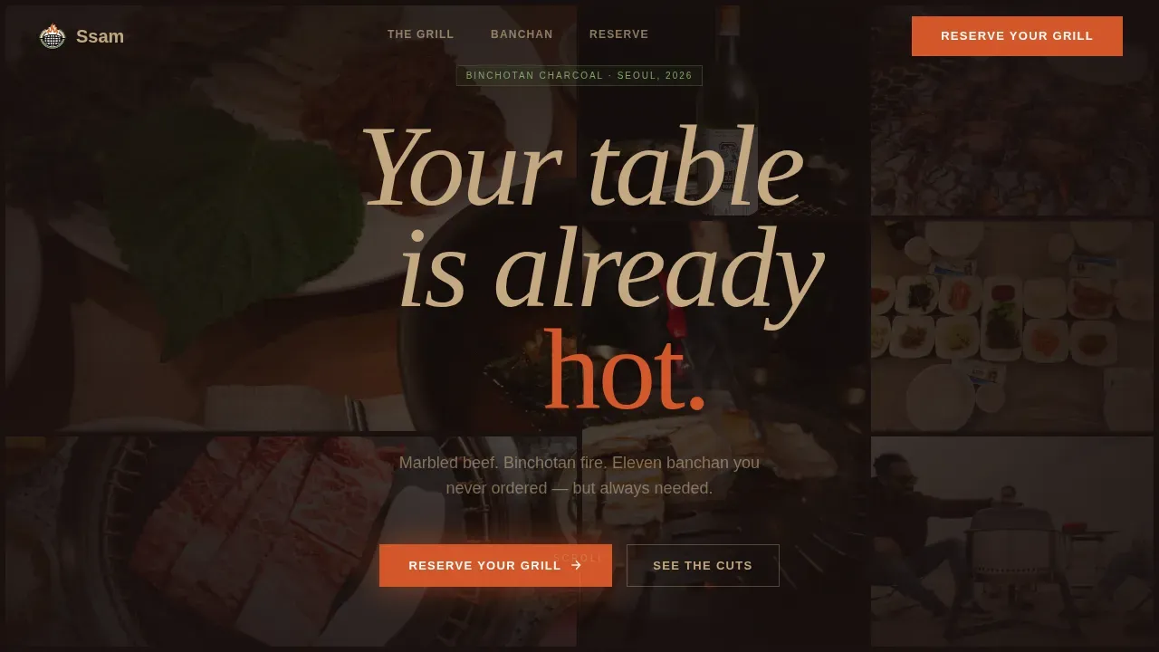 Regional & Ethnic Restaurant Appointment Booking Website Template
