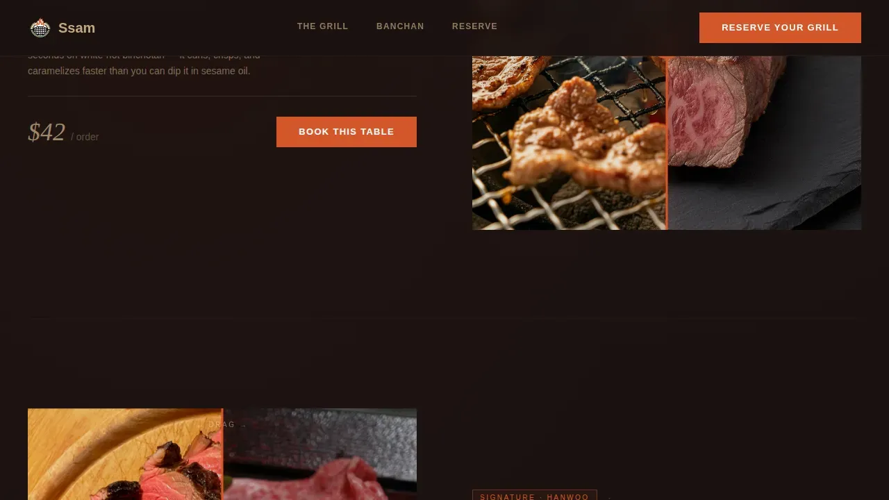 Regional & Ethnic Restaurant Appointment Booking Website Template