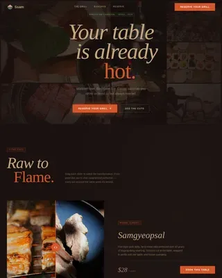 Regional & Ethnic Restaurant Appointment Booking Website Template
