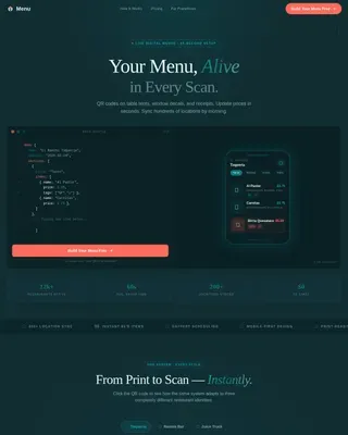 Printing Digital Presence Professional Website Template