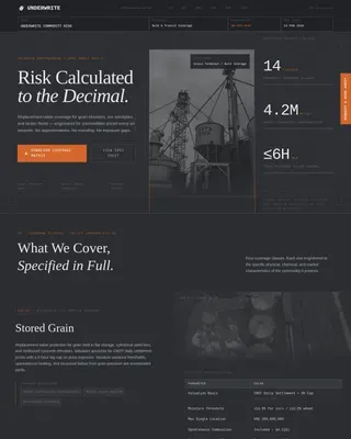 Expert Commodity Insurance | Free Website Template | Rocket