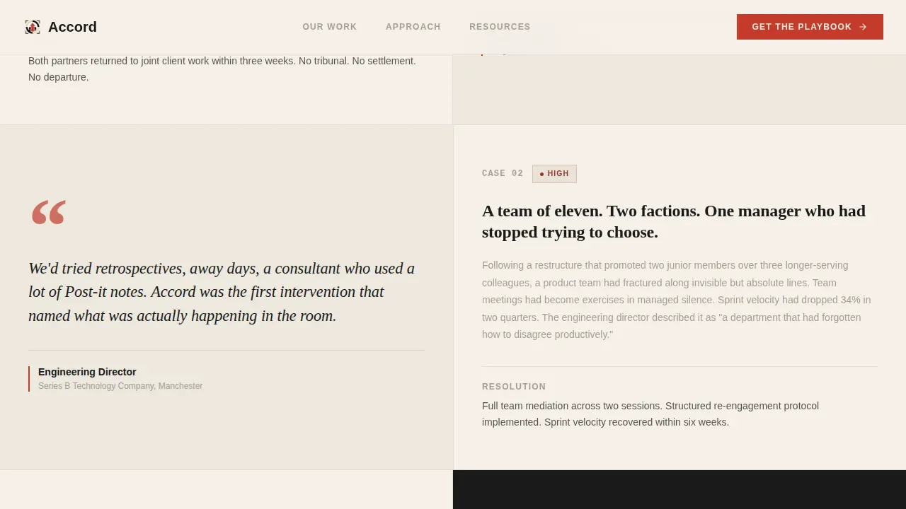 Mediation & Alternative Dispute Reviews & Testimonials Website Template