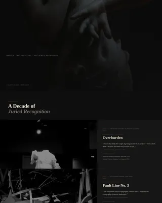 Sculptor Portfolio Directory Website Template