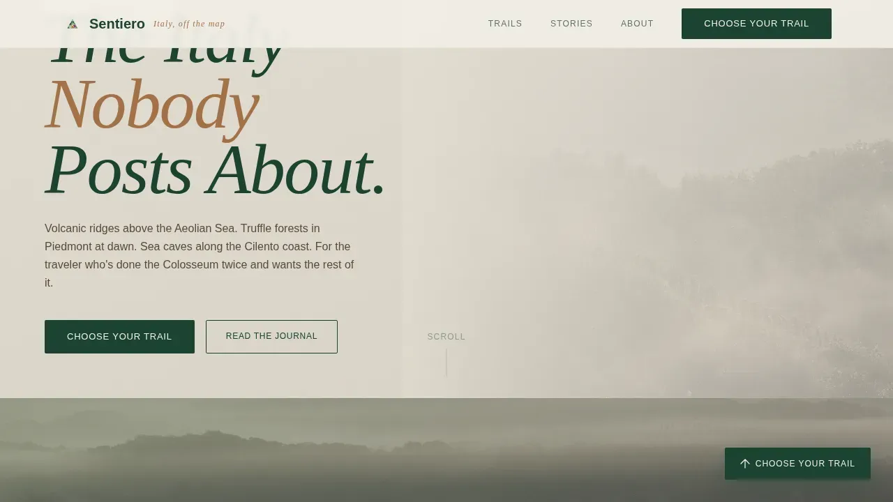 Italy Travel Booking Website Template